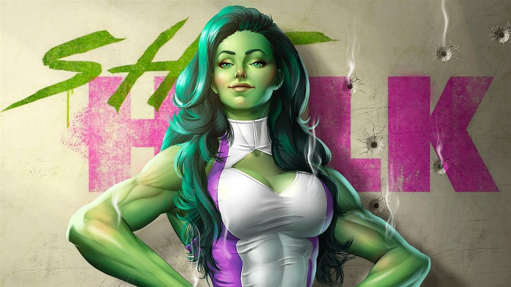 She Hulk Metal Art Print Comics Poster 8in x 12in Lot Up
