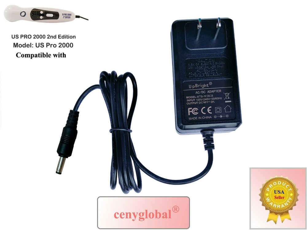 US Pro 2000 2nd Gen & 1000 3rd Gen Ultrasound Therapy AC Power Adapter