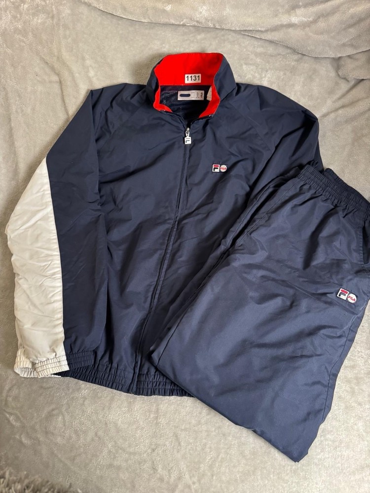 Vintage Fila Tracksuit Mens Extra Large Multicolor Set Jacket and Pants