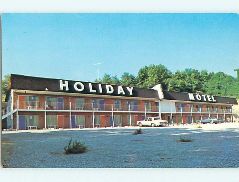 Unused Pre-1980 OLD CARS & HOLIDAY MOTEL Mt. Mount Vernon Kentucky KY u6801@