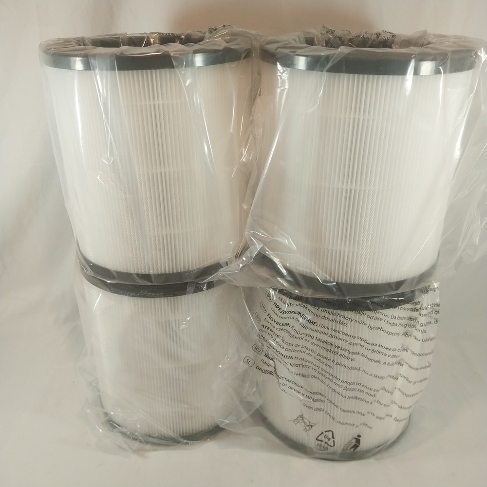 True HEPA Activated Carbon Replacement Filter for MOOKA Air Purifier M02, 4 Pack