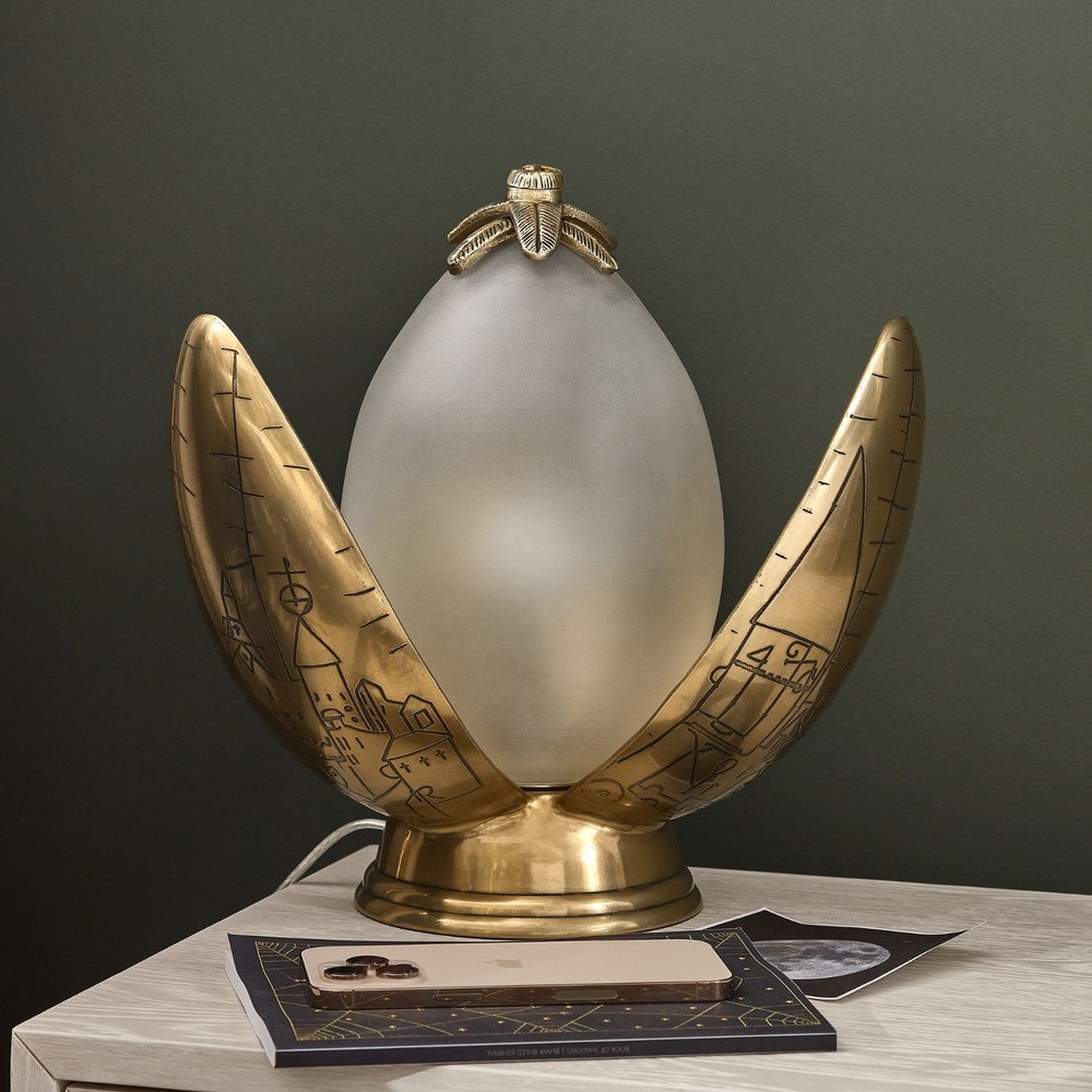 NEW - Pottery Barn Harry Potter Golden Egg Table Lamp (12