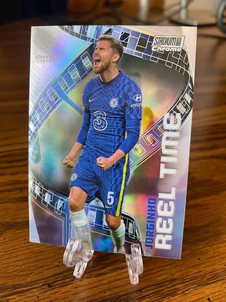 JORGINHO 2021-22 Stadium Club Chrome UEFA Reel Time Insert Refractor