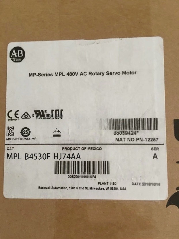 NEW AB MPL-B4530F-HJ74AA Inverter Duty AC Servo Motors