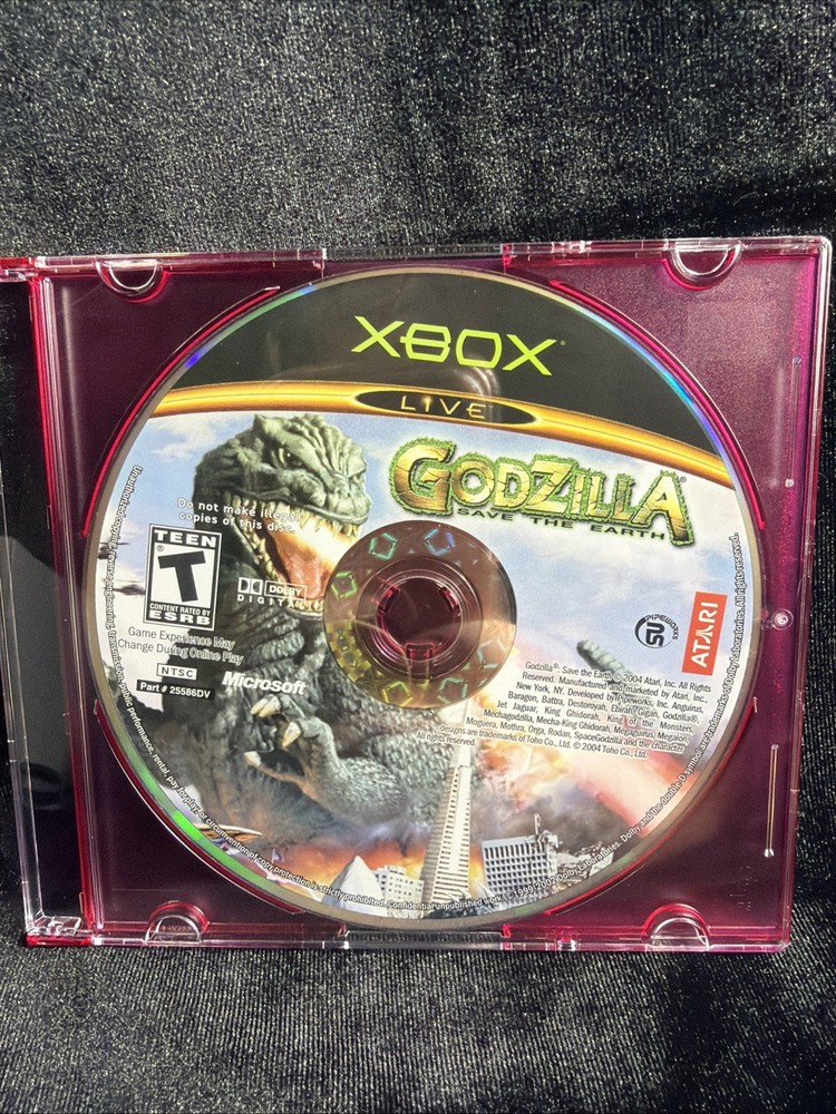 Godzilla: Save the Earth (Microsoft Xbox, 2004) - Disc Only - Tested