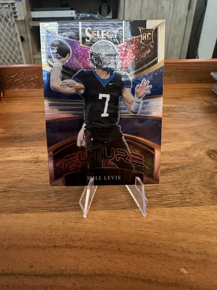 2023 Panini Select Draft Picks Future Silver Prizm Will Levis RC Titans Rookie Card
