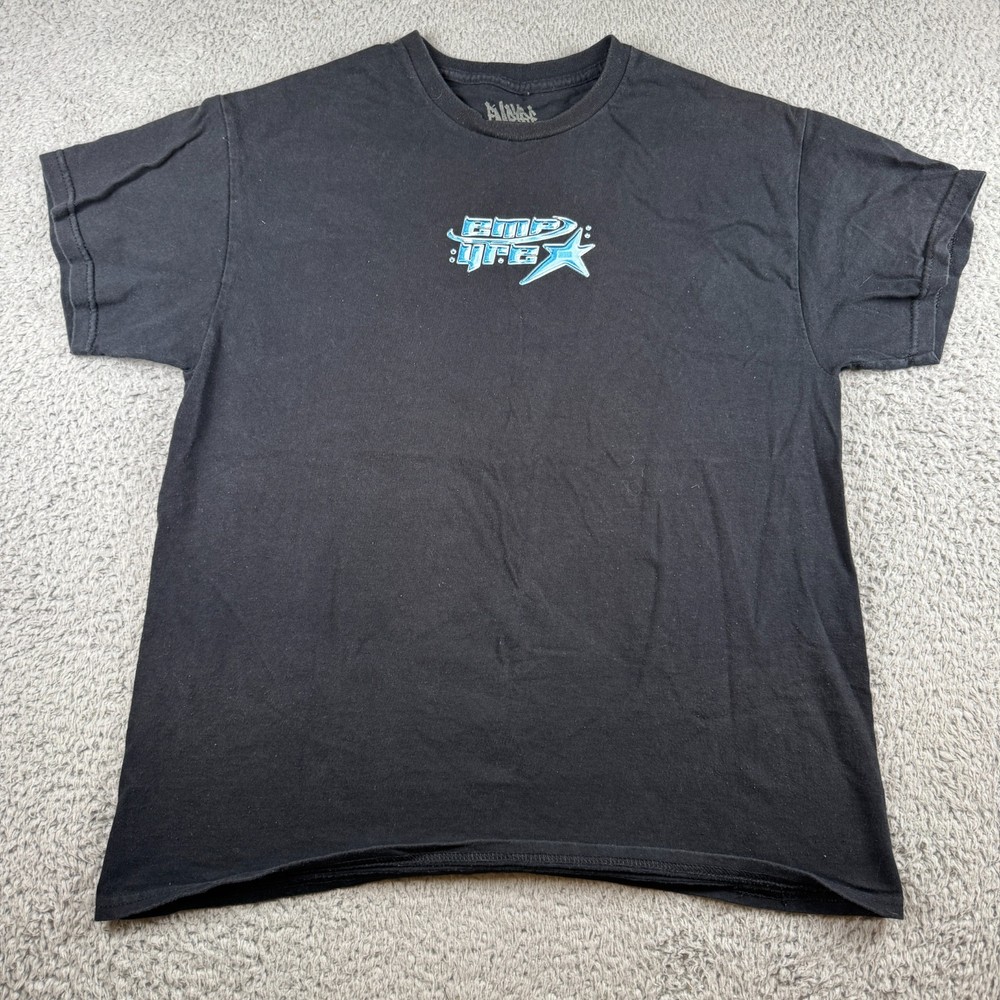 Empyre Y2K Star Men’s Logo Short Sleeve Black Shirt Size Large