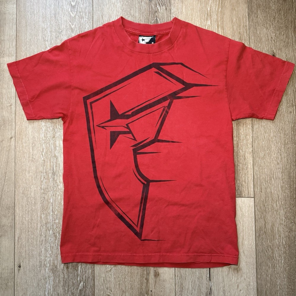 Y2K Famous Stars & Straps Men's Graphic Short Sleeve T-Shirt Size M Red