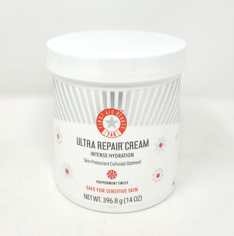 First Aid Beauty Ultra Repair Cream PEPPERMINT TWIST Scent 14oz Sealed EXP 07/26