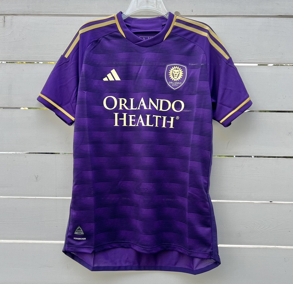 Adidas Orlando City 23/24 Home Authentic Jersey Men’s Size Large