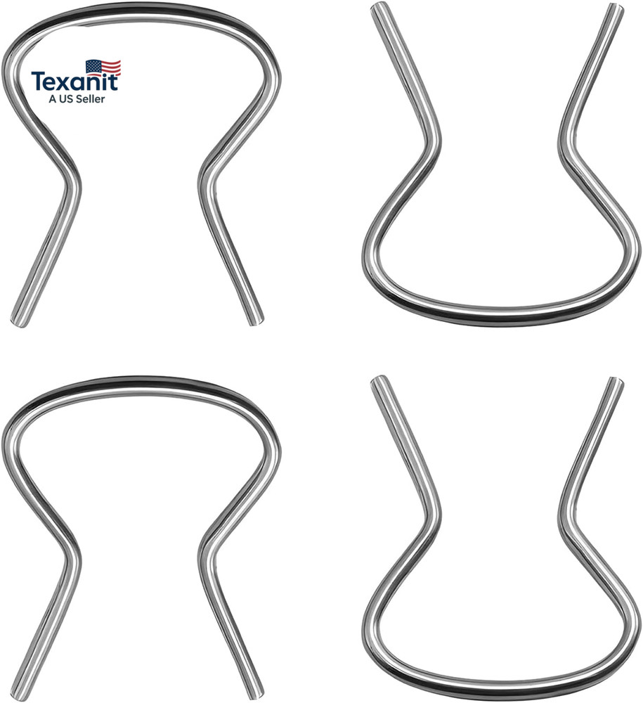 4PCS Car Window Handle Crank Retainer Clips, 76980 Vehicle Door Handle Securing