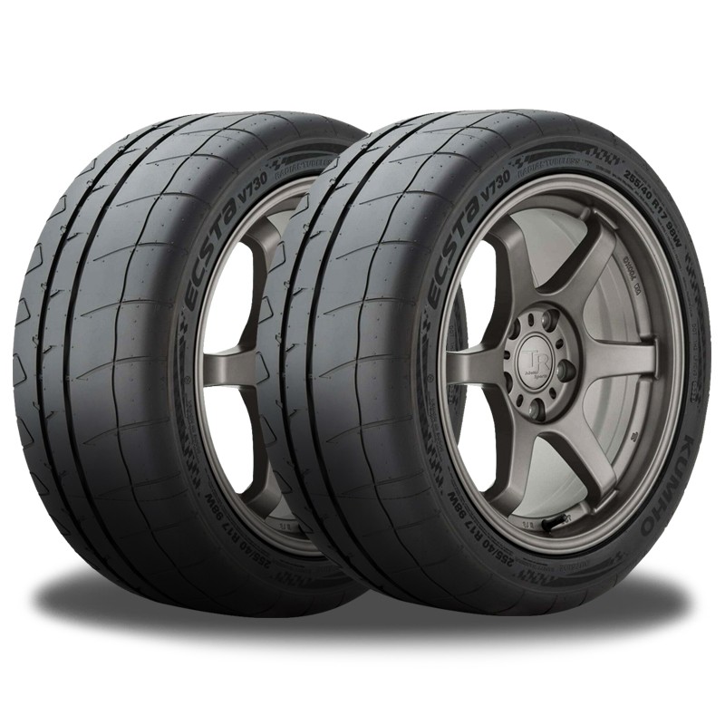 2 Kumho Ecsta V730 235/45R17 94W EXTREME Performance Summer Track Tires 200AAA