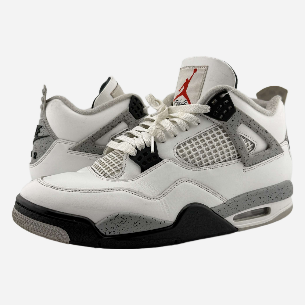 Jordan 4 White Cement 2025 US 10.5 Used No Box