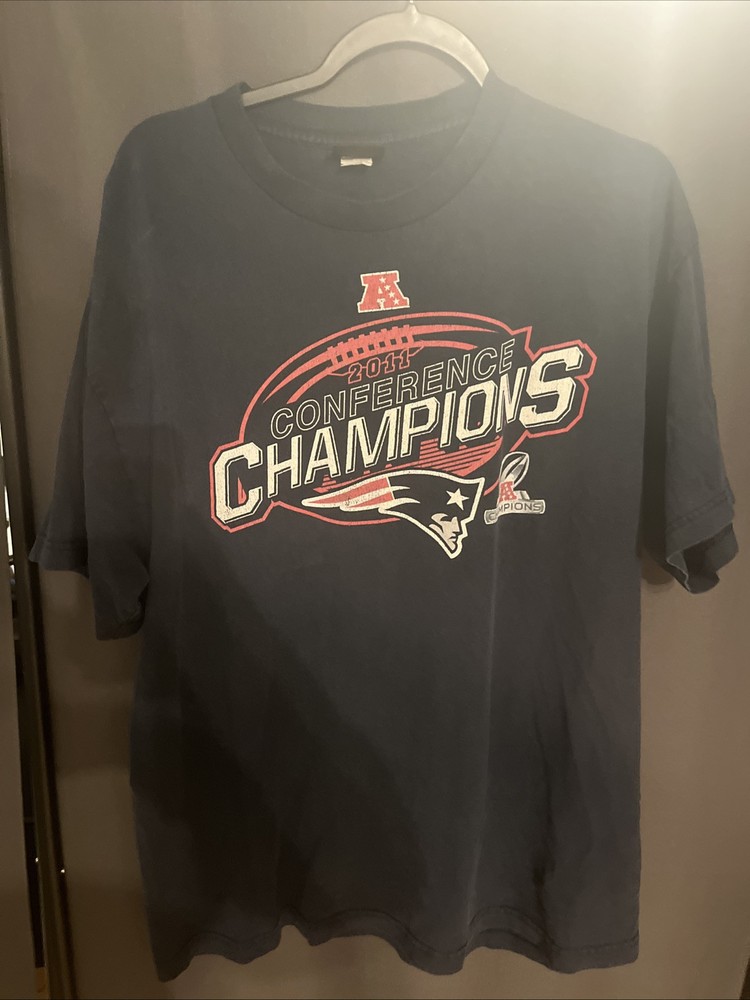 2011 New England Patriots AFC Champions XL T-Shirt Short Sleeve