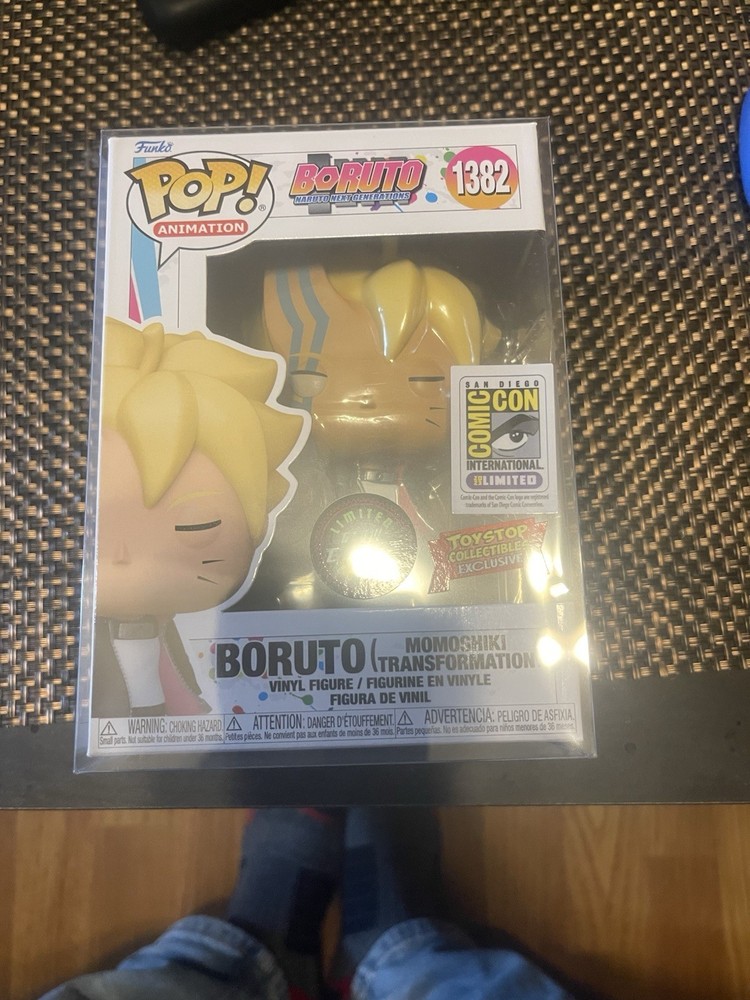Funko Pop Anime Boruto Momoshiki Transformation Glow Chase SDCC Toy Stop 1382