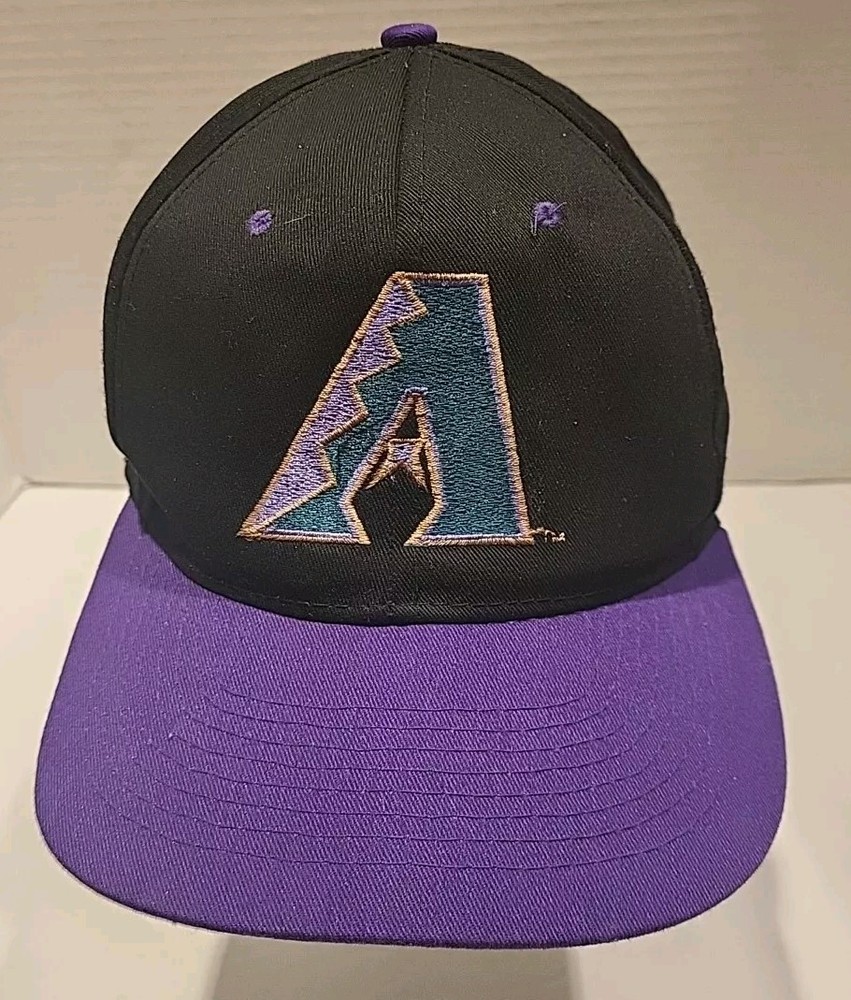 Arizona Diamondbacks Baseball Cap MLB Purple Snapback Genuine Merchandise Black