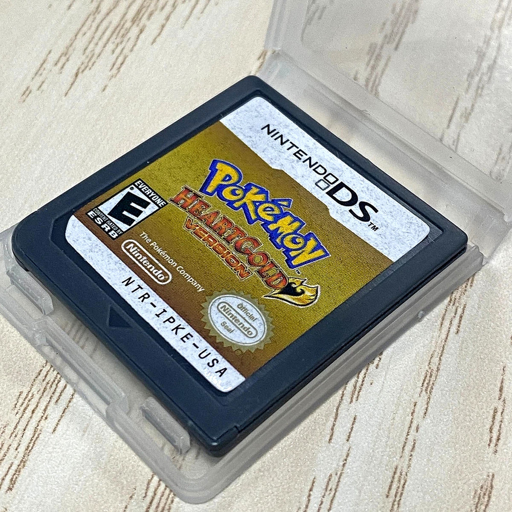 Pokemon HeartGold Version DS Game Card for Nintendo DS DS Lite DSi 3DS Tested