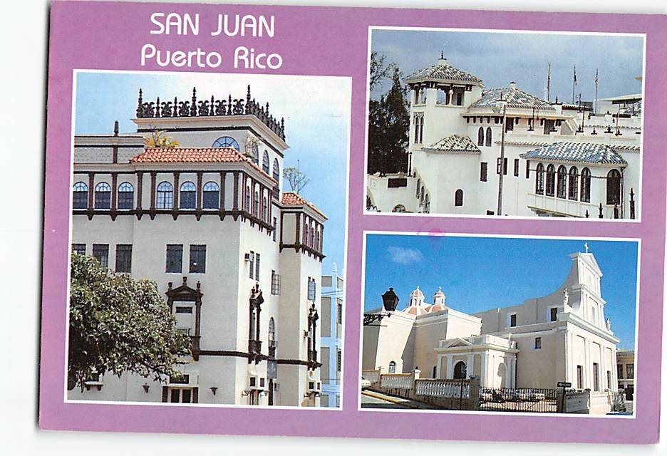 Postcard Old San Juan Puerto Rico USA