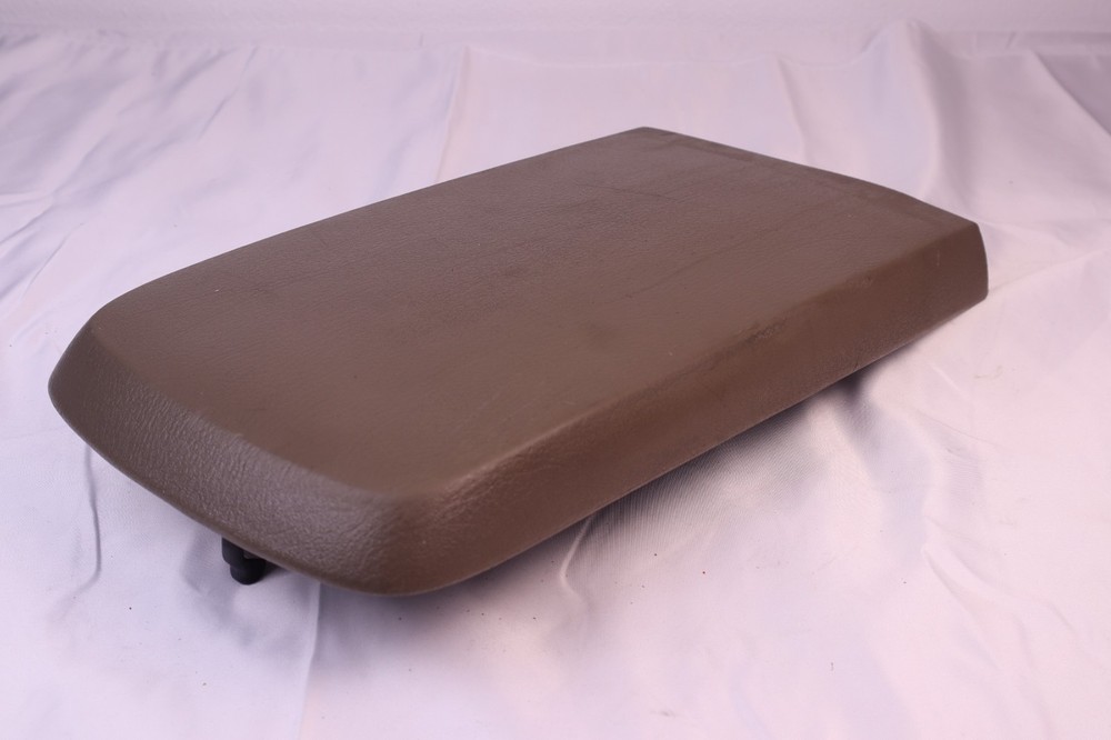 2002-2005 Ford Explorer Center Console Taupe Leather Armrest Cover Top Lid OEM