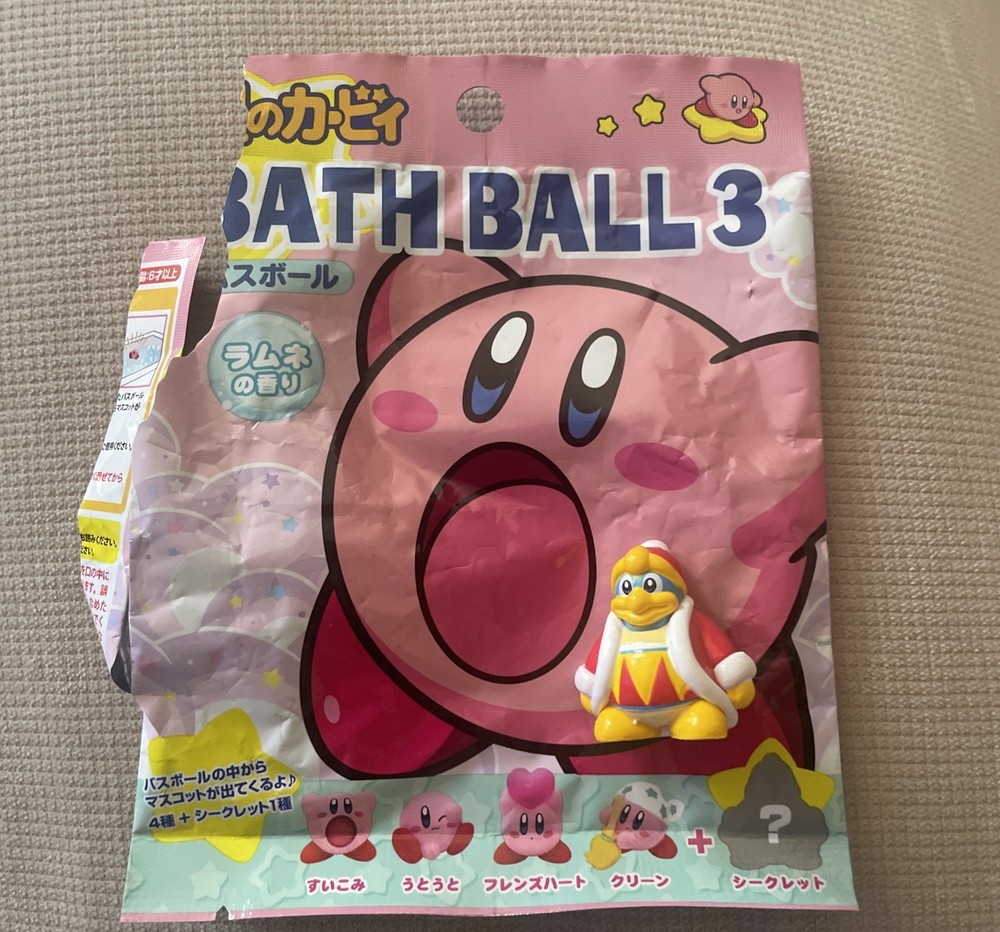 Kirby of the Stars Bath Ball 3 Blind Bag Rare Secret King Dedede Figure Japan