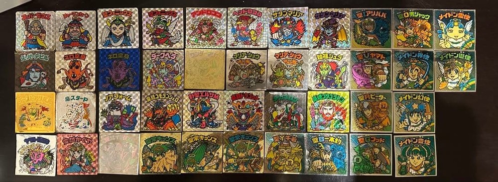 Bikkuriman Sticker Set 50+ Vintage Random Collectible Used