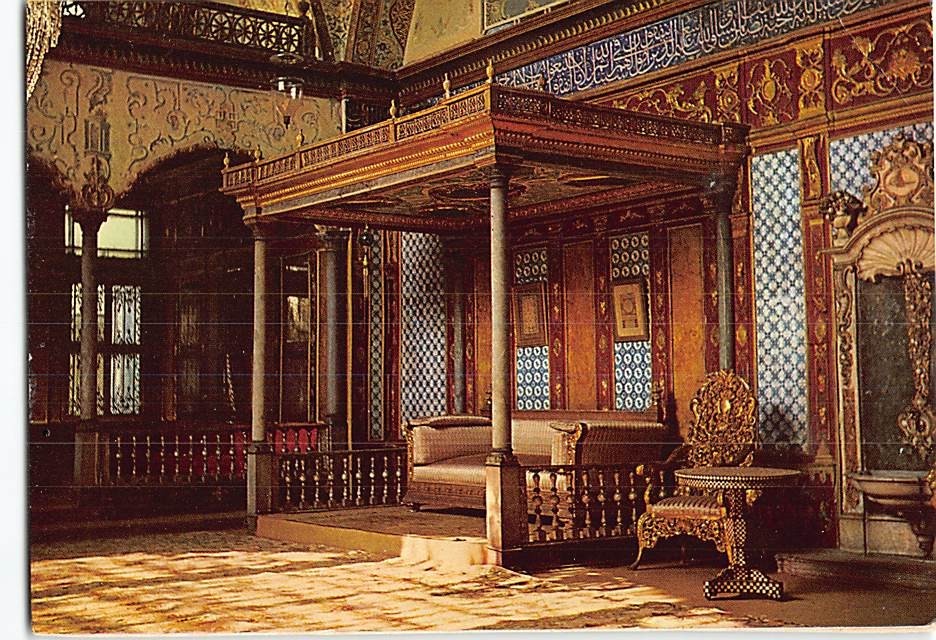 Postcard Büyük Salon Topkapi Sarayi Istanbul Turkey