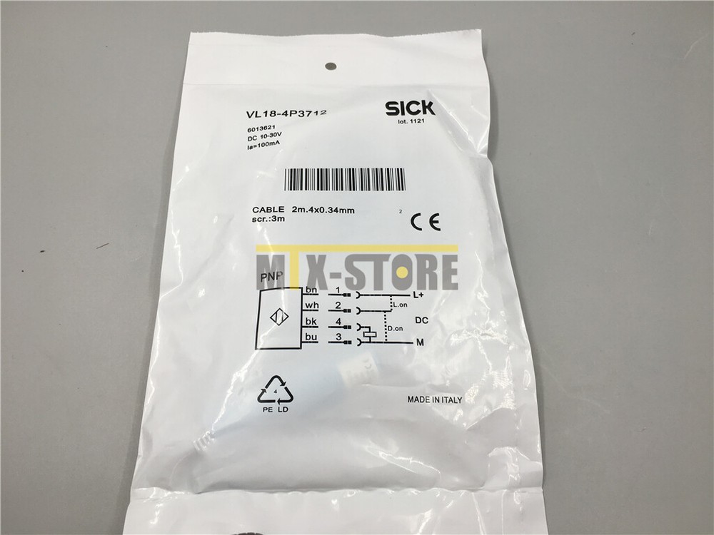 1PC Brand New Ones SICK VL18-4P3712 Sensor&Proximity Switch