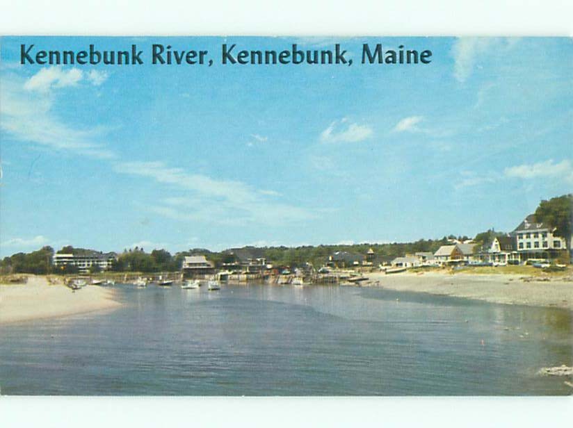 Pre-1980 RIVER SCENE Kennebunk Maine ME m/09 AE5630