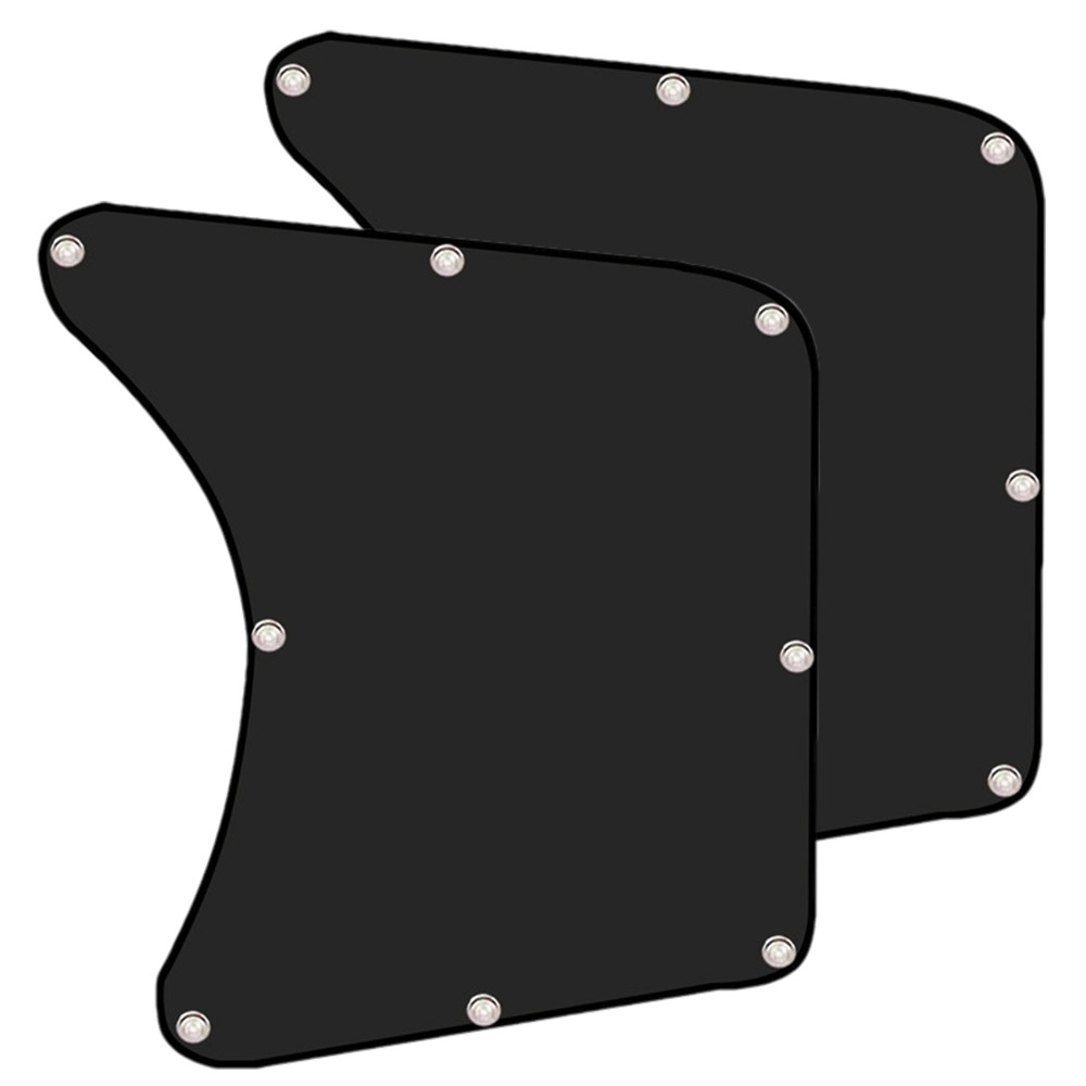 Semi-Truck Side Window Sun Shade 1-Pair UV Protection Mesh Universal Fit  