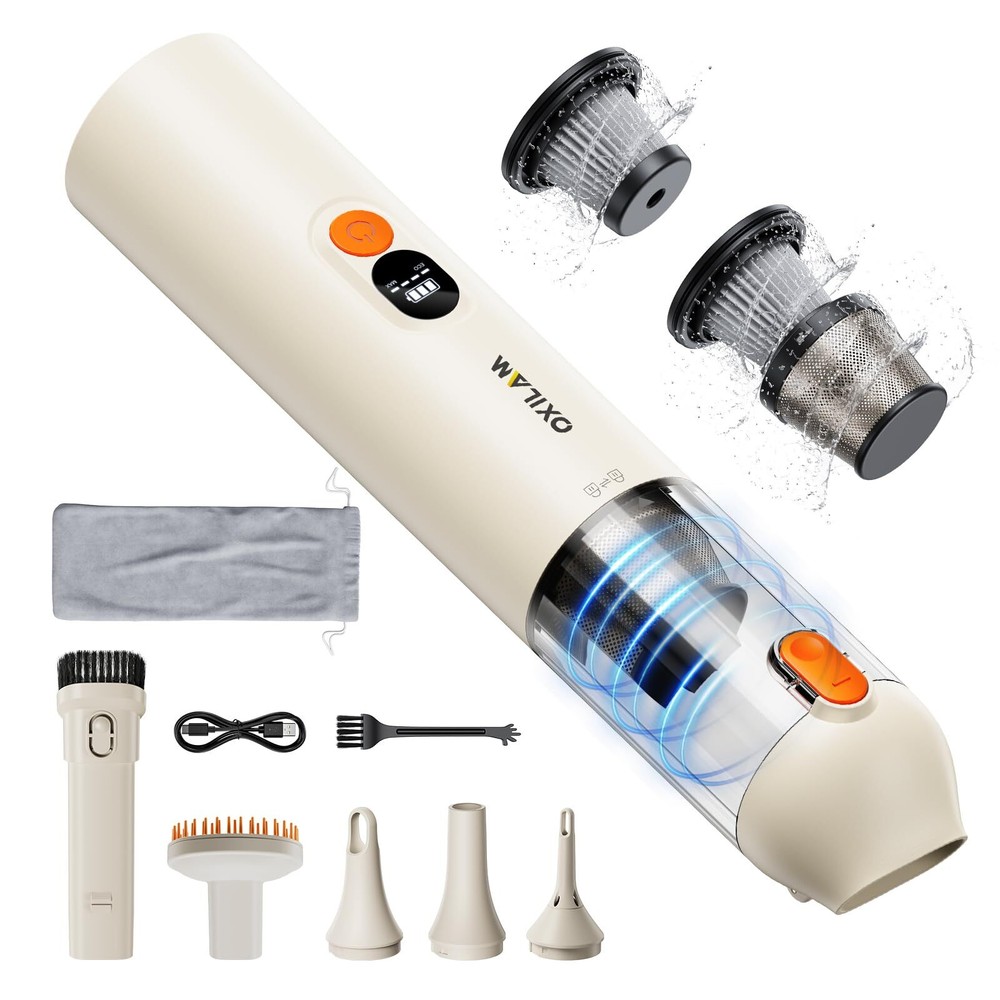 4-in-1 Cordless Car Vacuum 14000PA High Power Portable Handheld Cleaner