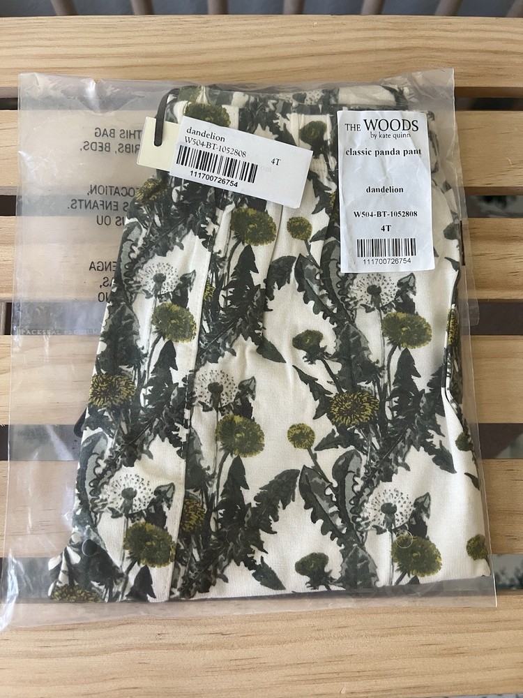 *NIB* The Woods Kate Quinn 4T Modal Classic Panda Pant In Dandelion