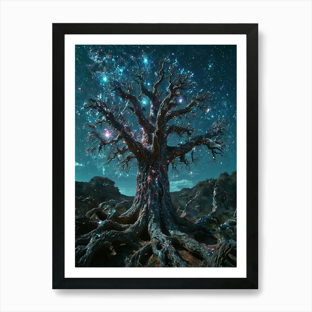 Tree Of Life 50 Art Print Framed Wall Art Poster Canvas Print Picture
