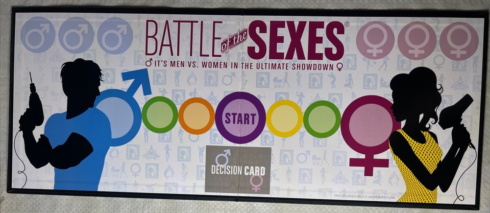 Battle of the Sexes Game Board Replacement Part Spin Master Adult Party Game