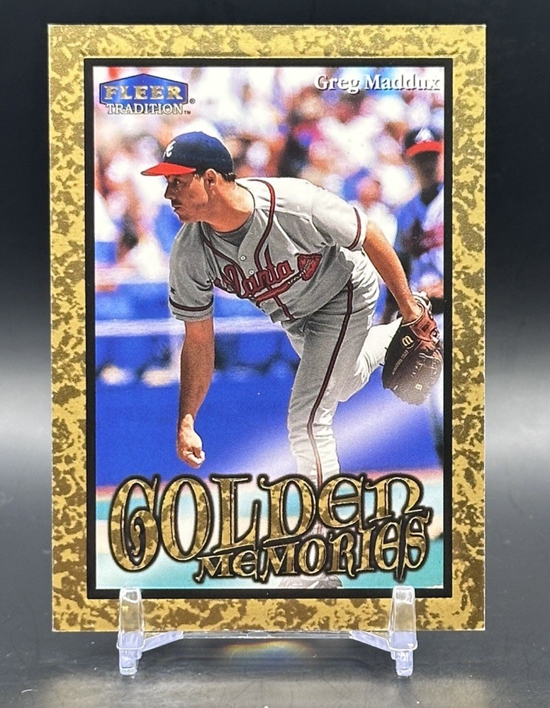 1999 Fleer Tradition #8 GM Greg Maddux Golden Memories Braves