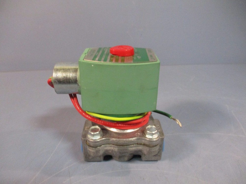 Asco 2-Way Solenoid Valve Pilot-Operated 10.1W 12VDC 0-50 PSI 3/8