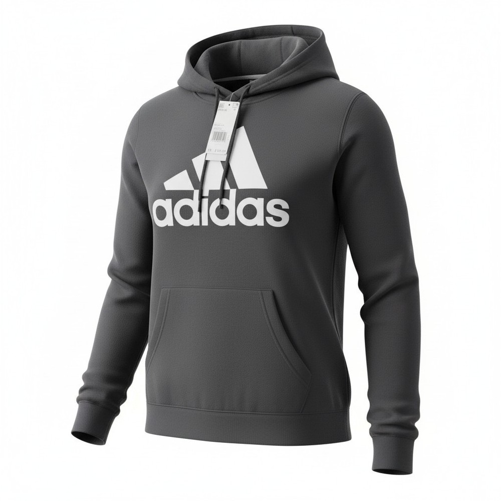Adidas Trendy Plus Size Pullover Logo-Print Fleece Hoodie 1X NWT