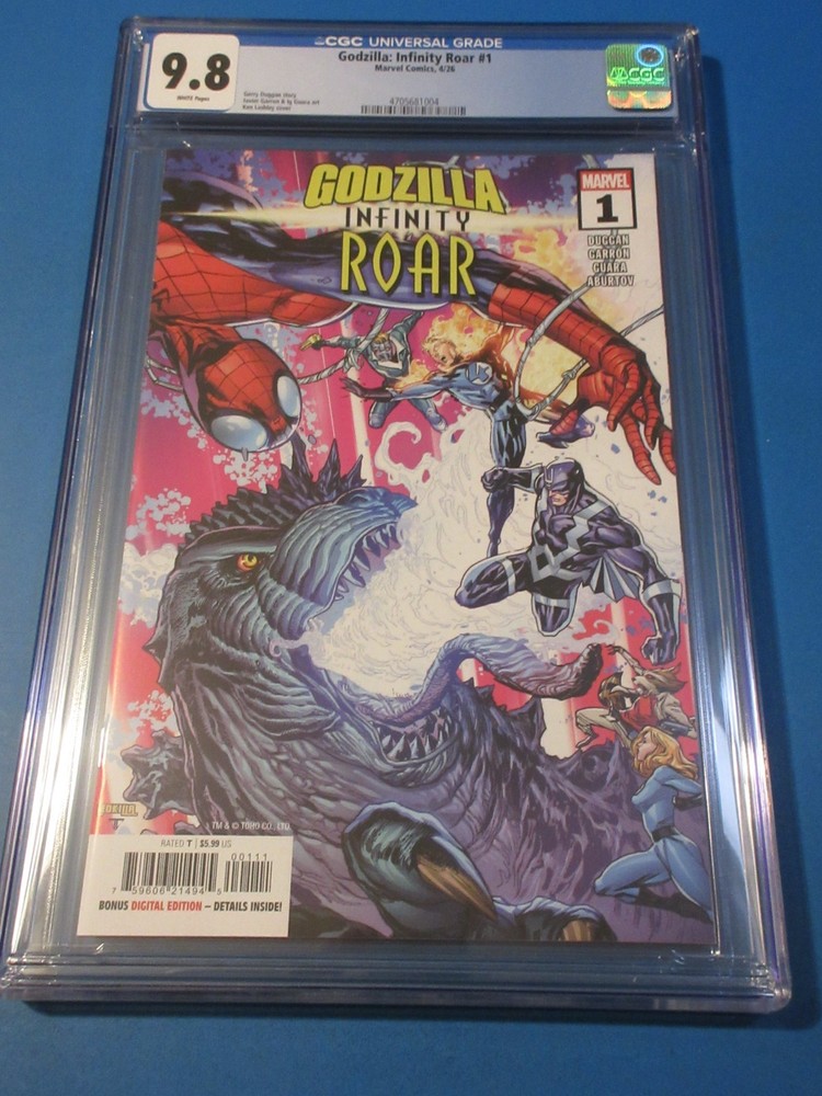 Godzilla Infinity Roar #1  CGC 9.8 NM/M Gorgeous Gem Wow