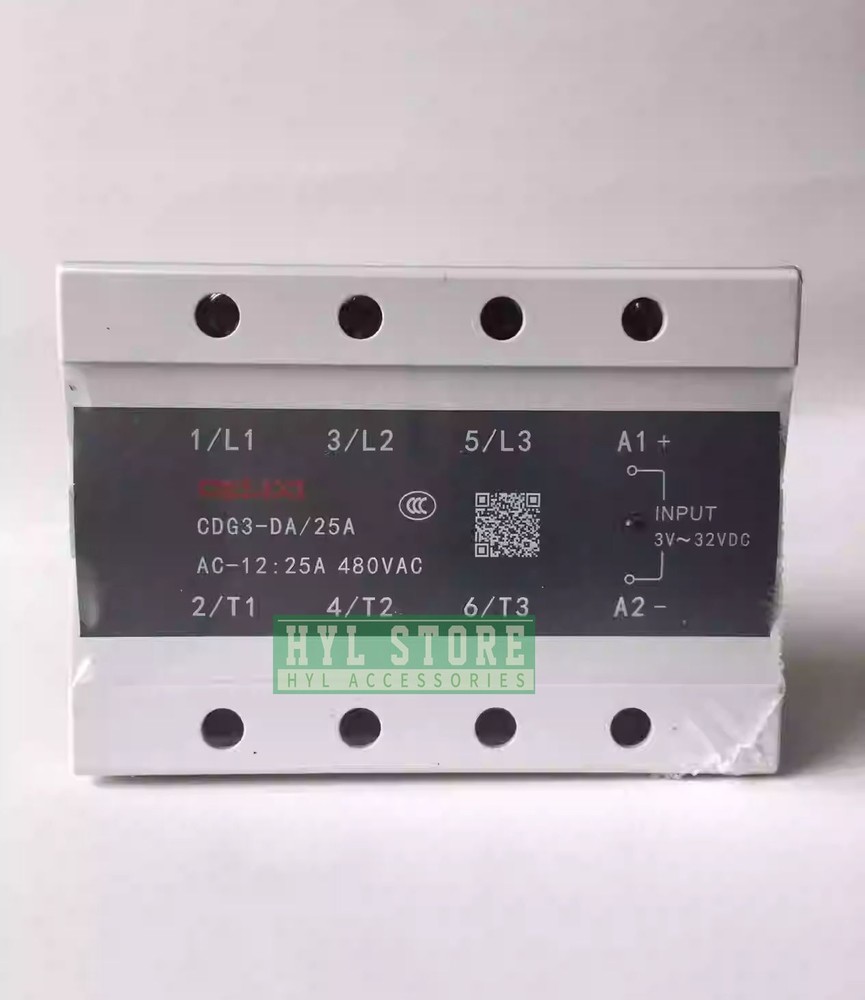1Pcs New For Three phase solid state relay CDG3-DA 25A 480VAC
