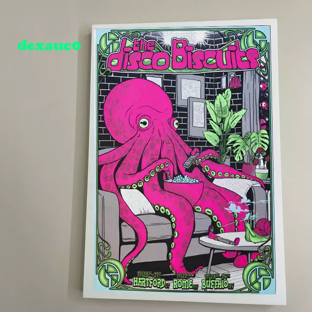 The Disco Biscuits Nov 22 2024 Capitol Theatre Rome, NY Show Poster