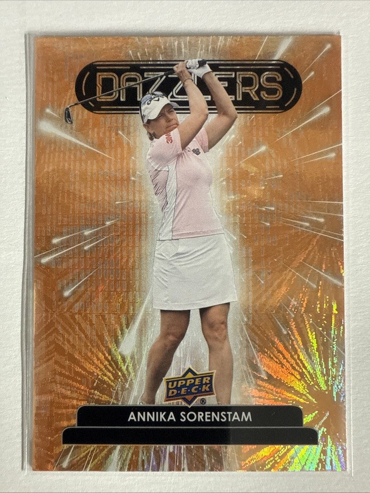 2024 Upper Deck Golf Orange Dazzlers #DZ-6 Annika Sorenstam NM