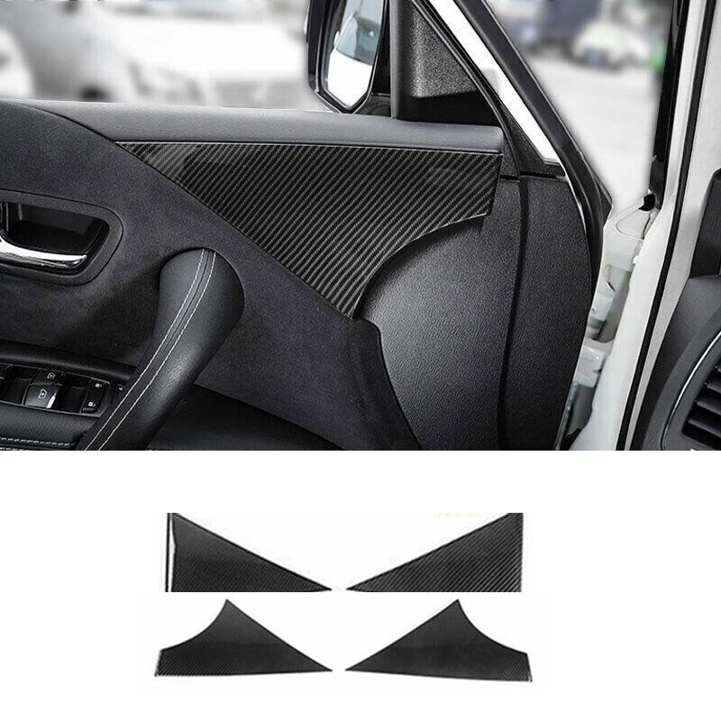 Strip Trim 4* Car Inner Door Panel Carbon Fiber For Nissan Armada Y62 2017~2023