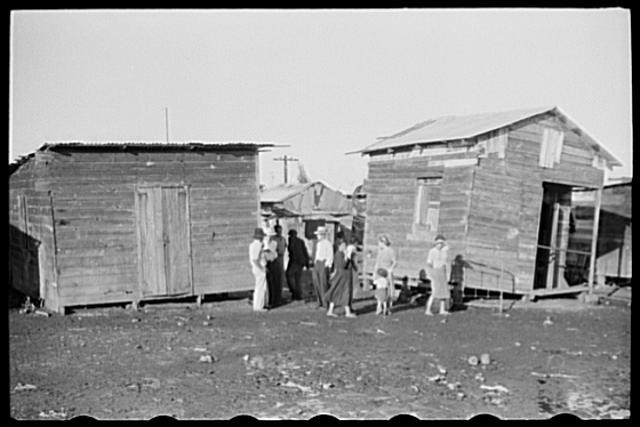 Photo:San Juan Puerto Rico 1940s Slum Area Las Monjas People by Shacks FSA