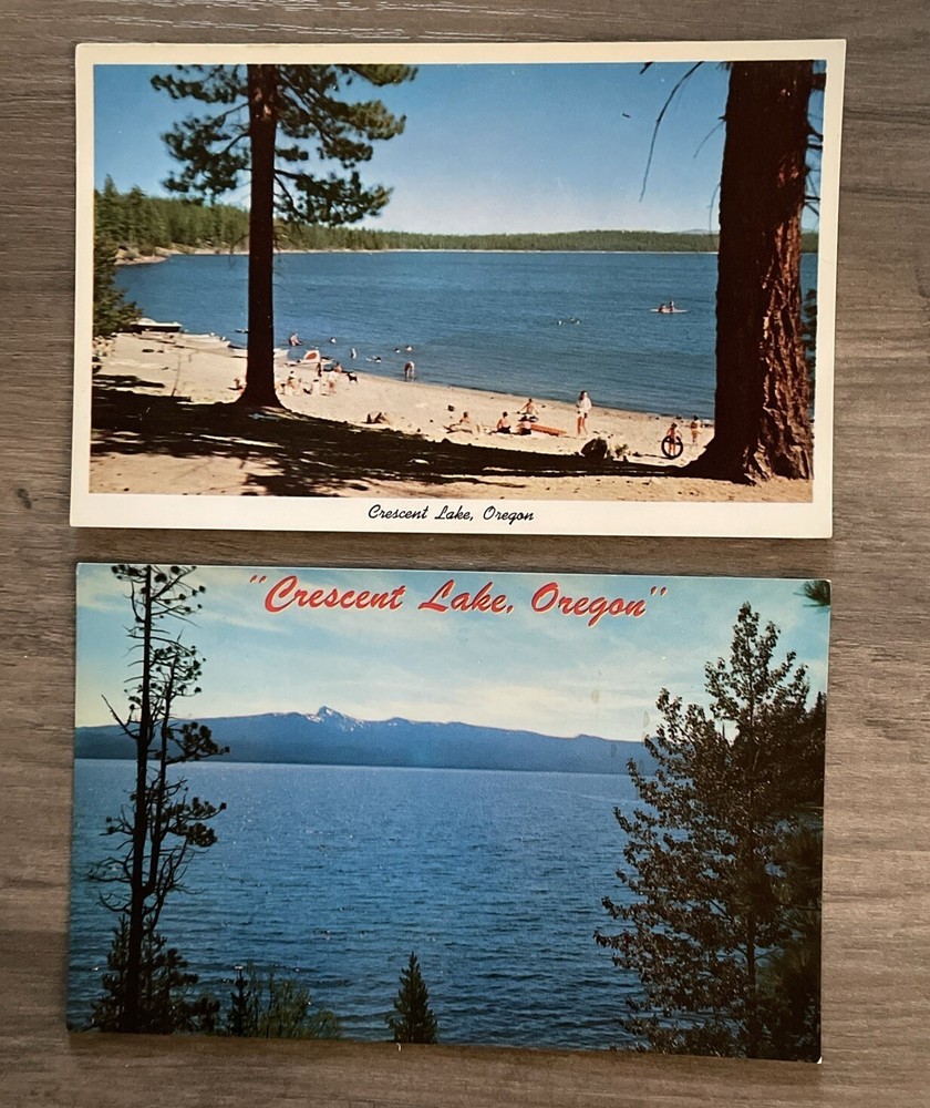 Crescent Lake Oregon postcard Lot