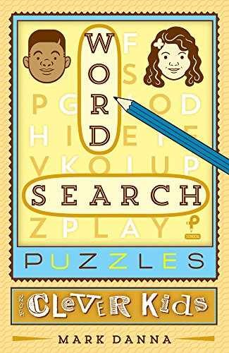 Word Search Puzzles for Clever Kids - Paperback, by Danna Mark - Very Good h