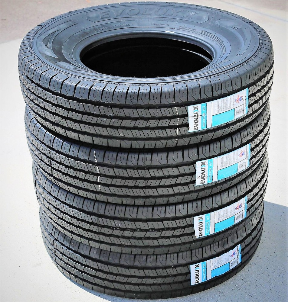 4 Tires Evoluxx Rotator H/T 195/75R16 Load D 8 Ply Van Commercial