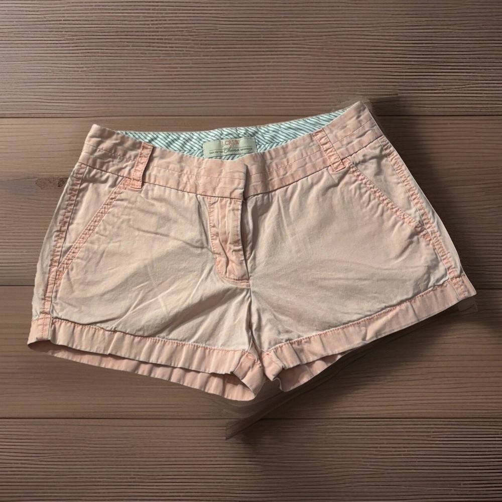 J. CREW Broken-In Chino Shorts Women's 0 (Actual 29