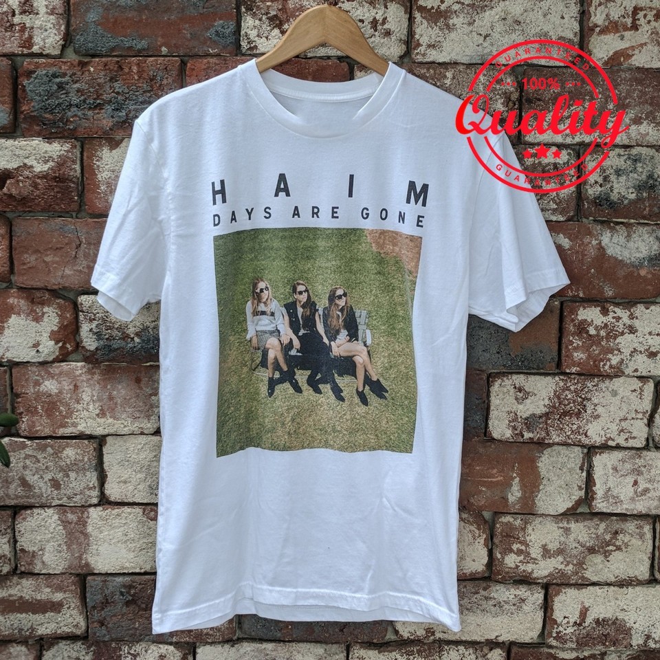 Rare Haim Band Gift For Fan S-2345XL White T-shirt Reprint AS4652