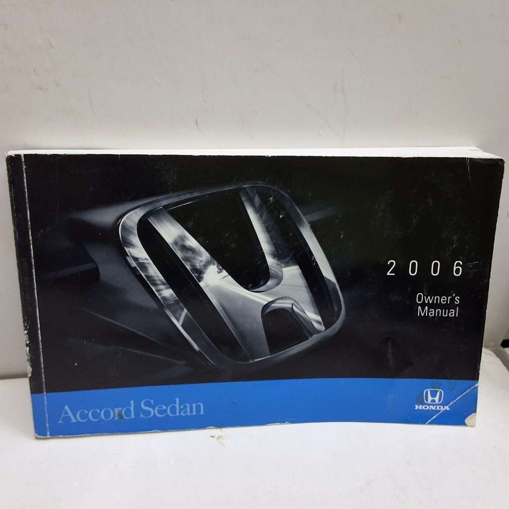 2006 Honda Accord Sedan Owners Manual