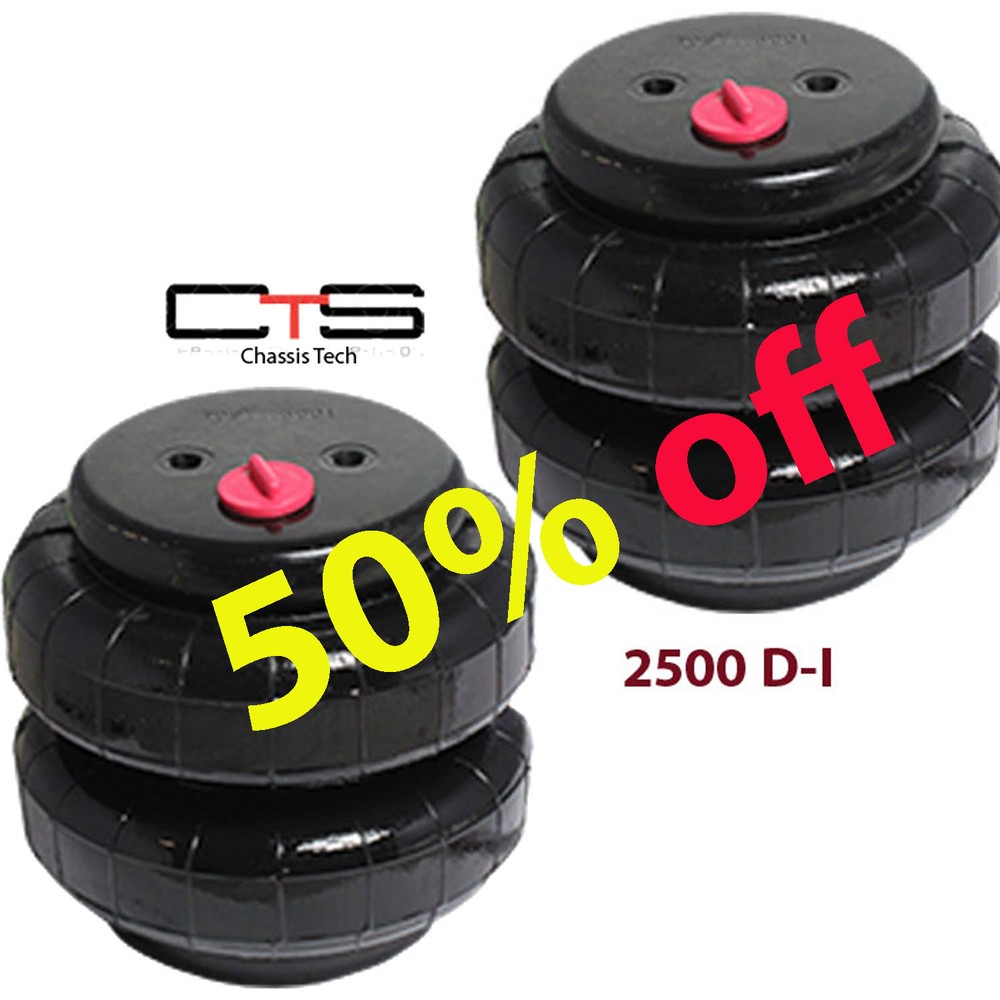 Air Ride Suspension Air Bags Pair Standard 2500 1/2