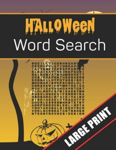 Halloween Word Search Large Print: 96 Word Search Activities for Everyone (Ho...